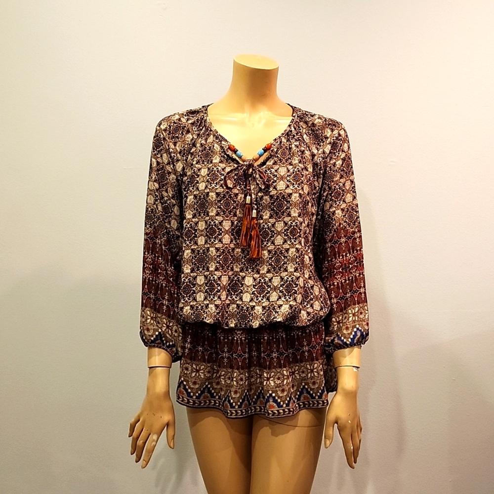 RINASCIMENTO Boho Chic top size medium made in Italy
